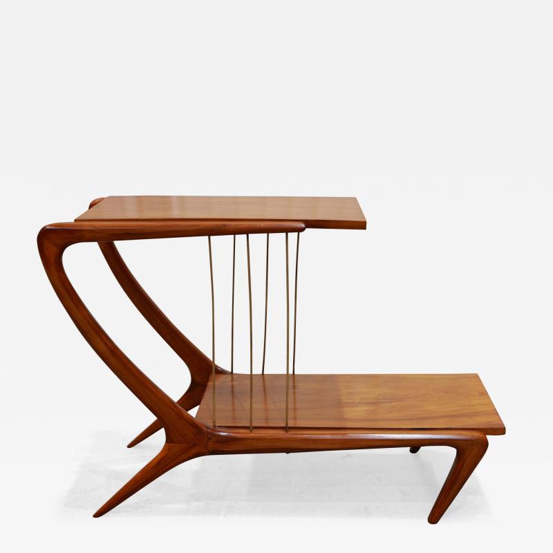 Giuseppe Scapinelli Brazilian Modern Side Table in Hardwood by Giuseppe Scapinelli 1950s Brazil