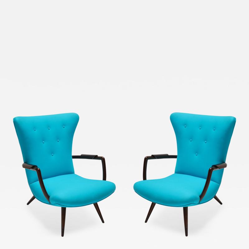 Giuseppe Scapinelli Pair of Brazilian Paulistana Armchairs in the Style of Scapinelli