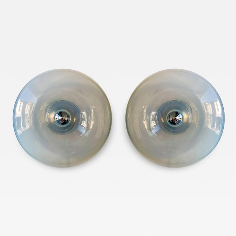 Giusto Toso Pair of Sconces Panta Murano Glass by Giusto Toso for Leucos Italy 1970s