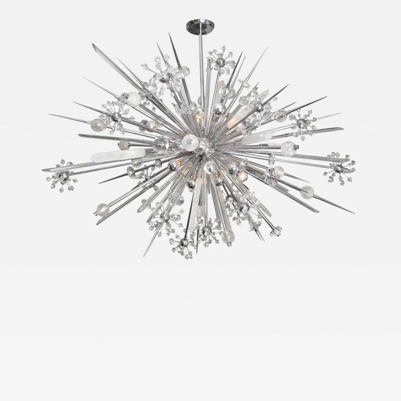 Glamorous Custom Rock Crystal Sputnik