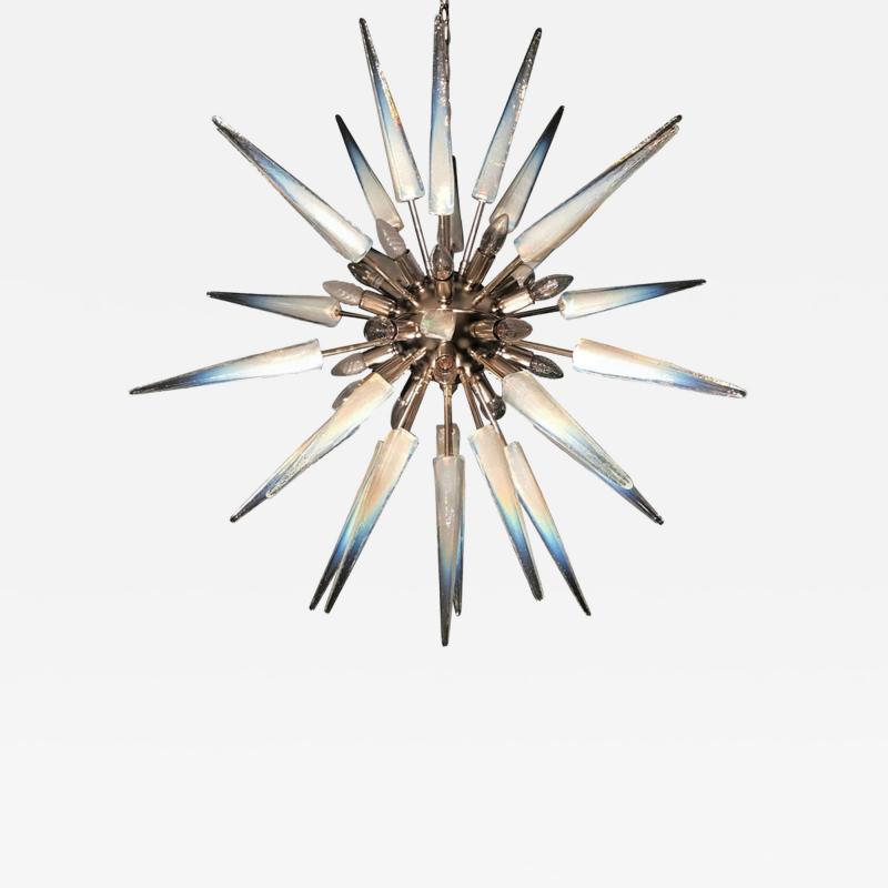 Glamorous Modern Italian Murano Glass Sputnik Fixture