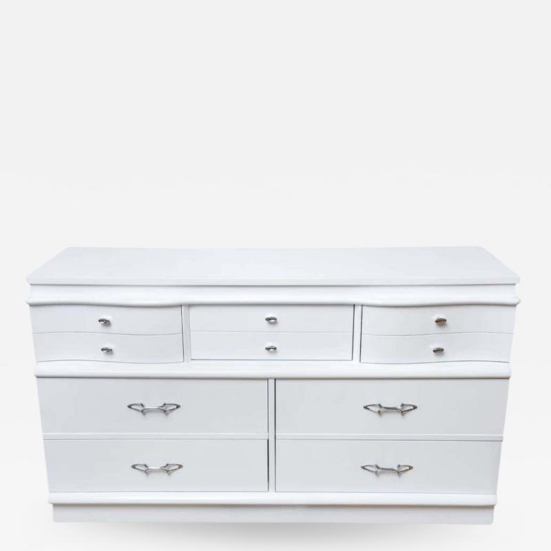 Glamorous White 1940s Dresser