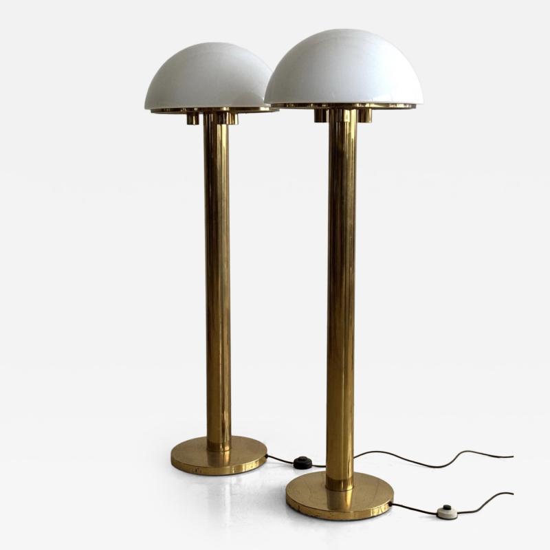 Glash tte Limburg pair of floor lamps 1970s