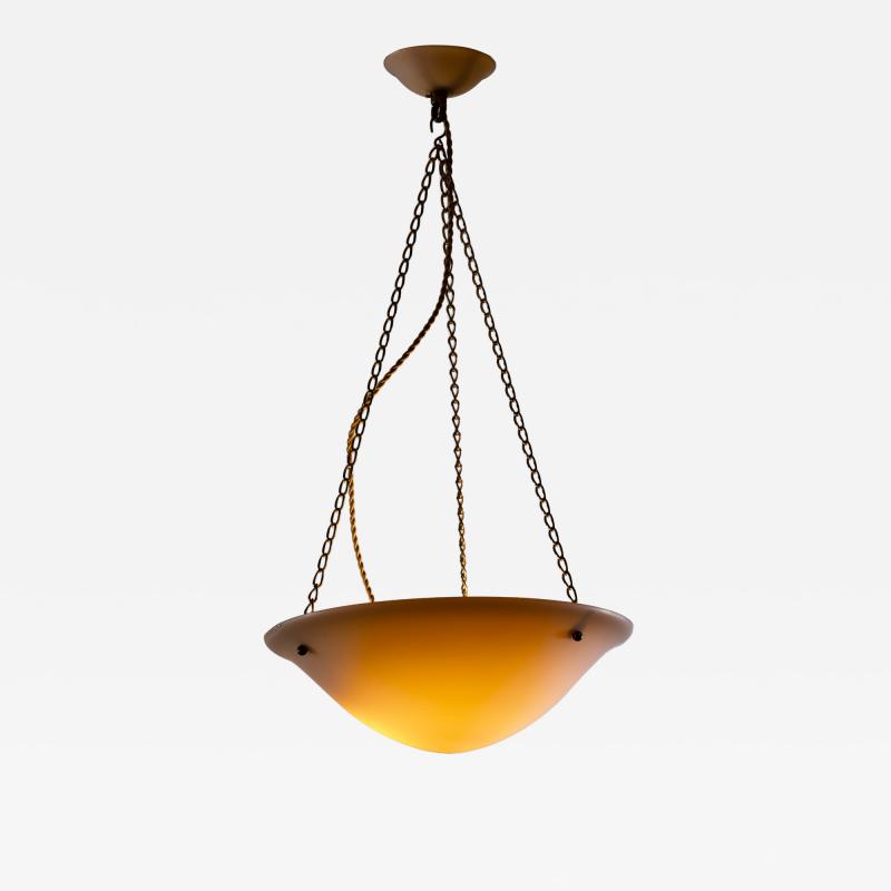 Glass pendant lamp