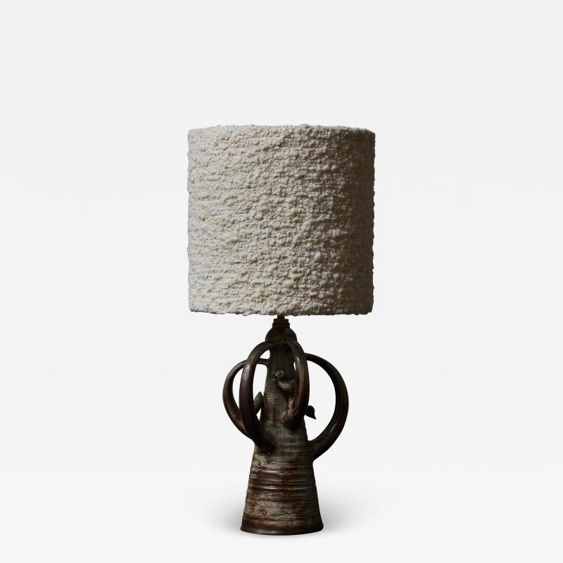 Glazed Ceramic Table Lamp by Pierlot