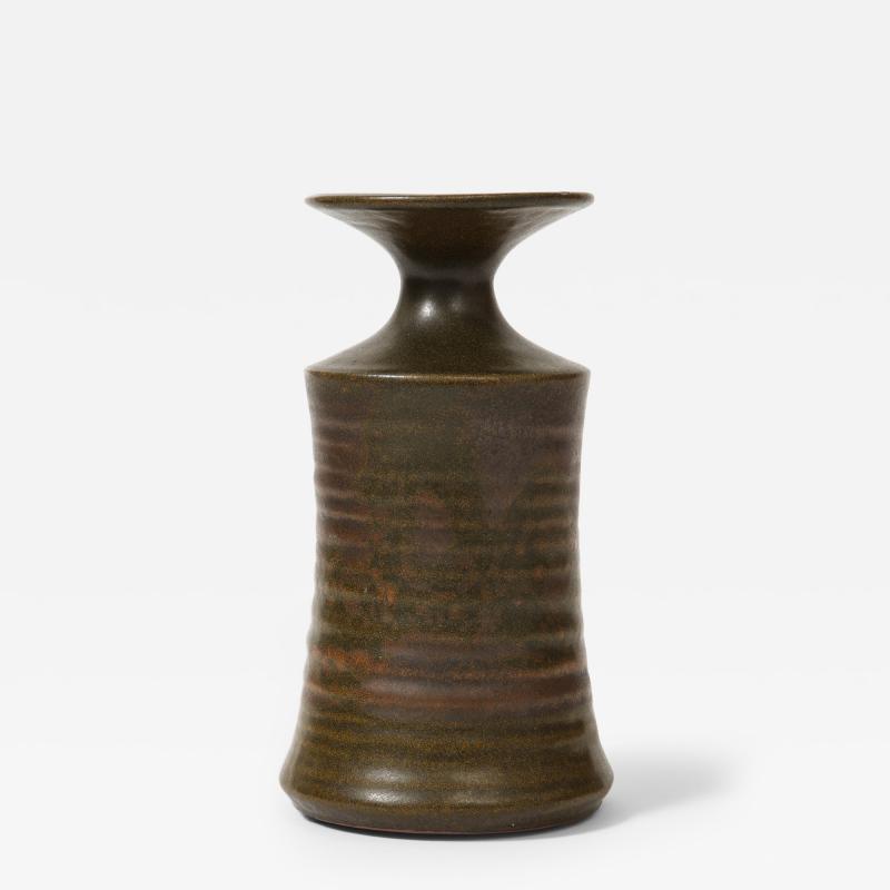 Glazed Ceramic Vase United States c 1950