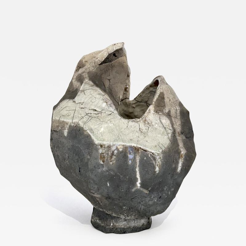 Glazed Crackled Vase by Henrik Folsgaard