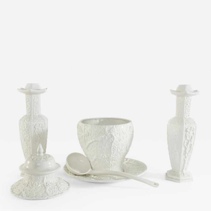 Glazed Porcelain Tableware Garniture Set