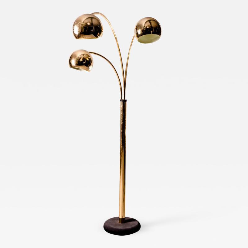 Goffredo Reggiani Goffredo Reggiani Brass Globe Floor Lamp Italy circa 1970