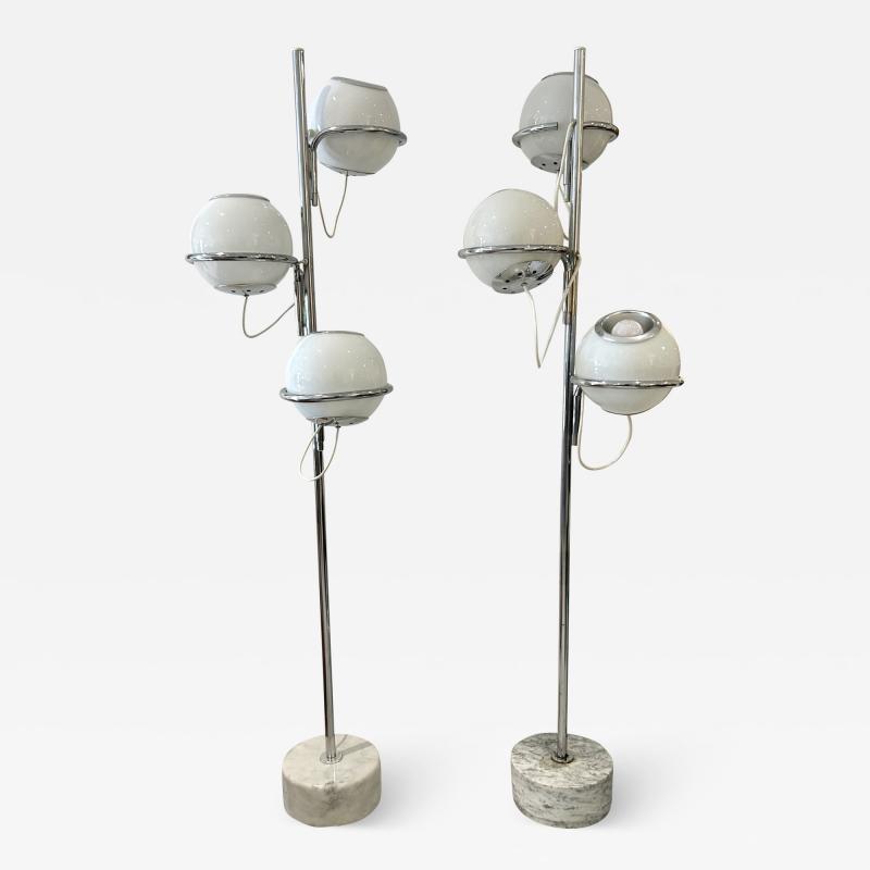 Goffredo Reggiani Pair of Modern Floor Lamps by Reggiani