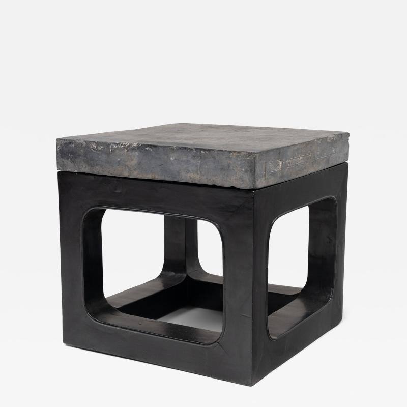 Golden Brick Side Table