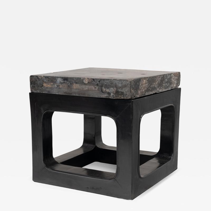 Golden Brick Side Table