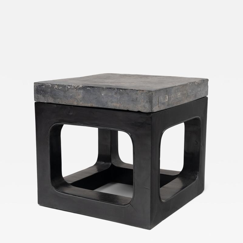 Golden Brick Side Table