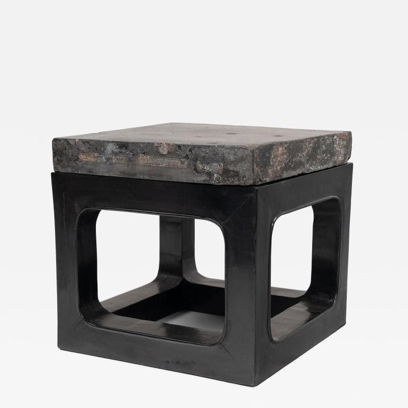 Golden Brick Side Table