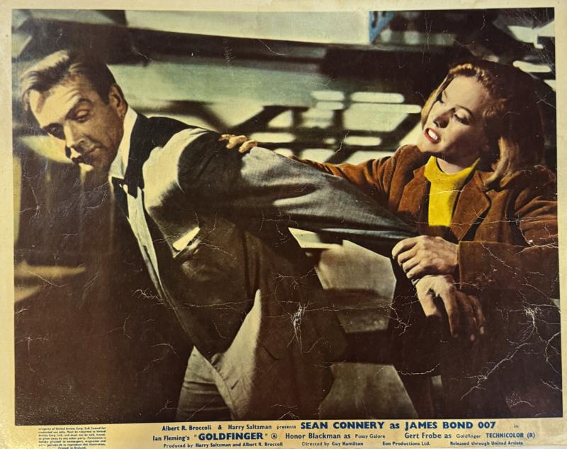 Goldfinger 1961 Vintage Lobby Card