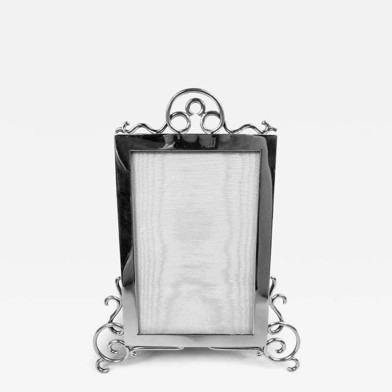 Goldsmiths Silversmiths Co Antique English Edwardian Classical Sterling Silver Picture Frame 1901