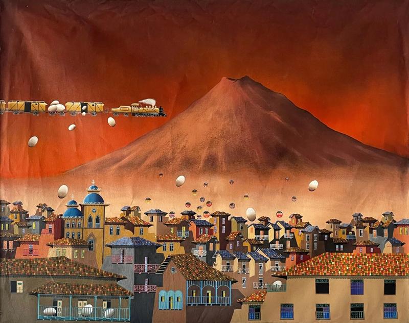 Gonzalo Endara Crow Pueblo cerca del volc n