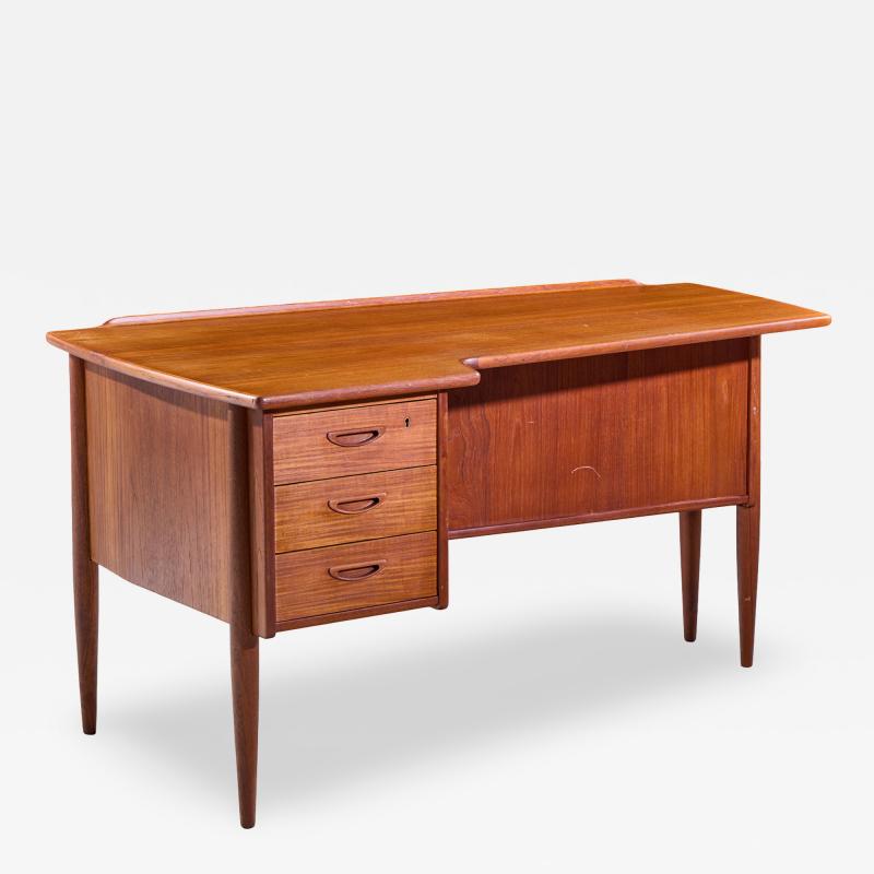 Goran Strand G ran Strand Mid Century Swedish Teak Boomerang Desk