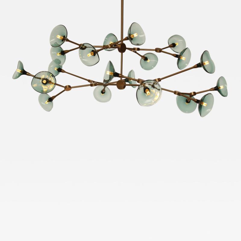 Gordon Auchincloss The Olivia 20 chandelier An adjustable dimmable LED fixture 