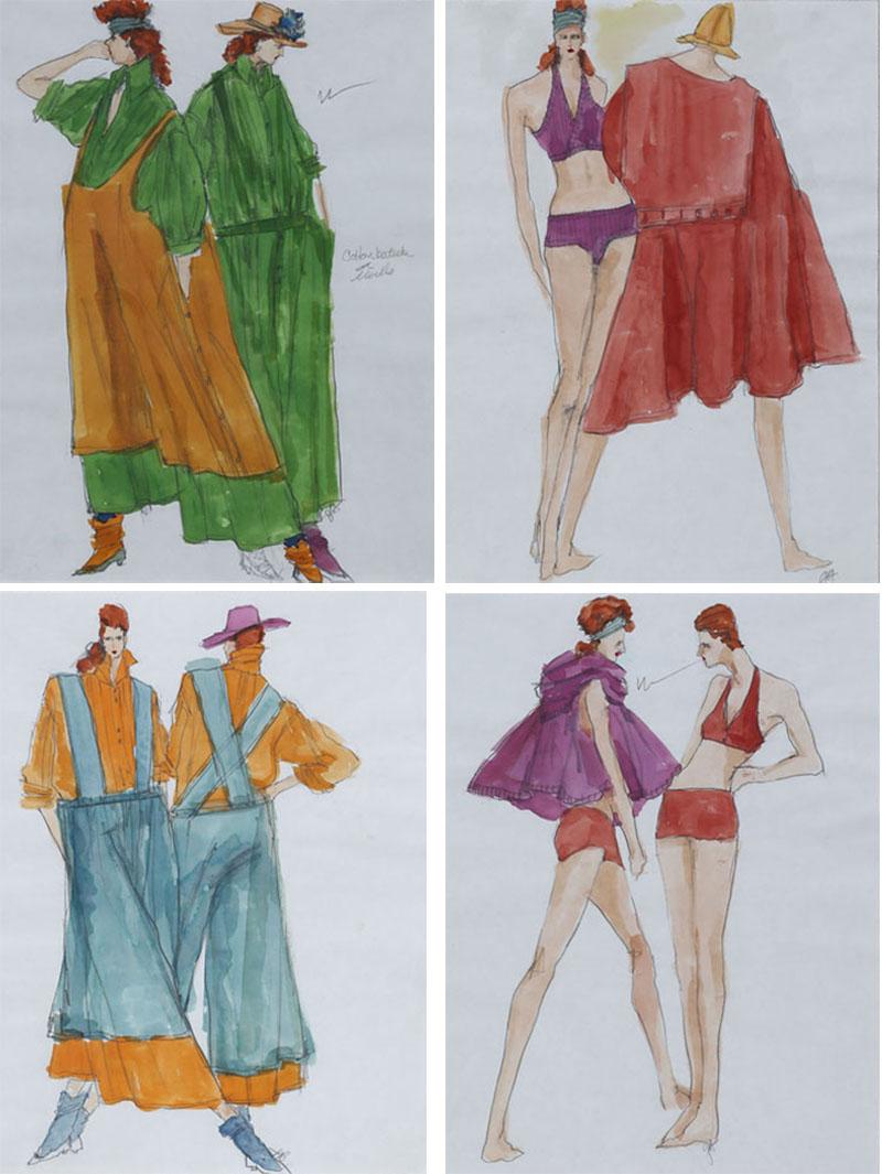 Gordon Henderson Original Gordon Henderson Fashion Sketches