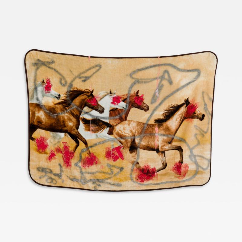 Gordon Holden Gordon Holden American Contemporary Abstract Acrylic and Enamel on Dye Sublimate