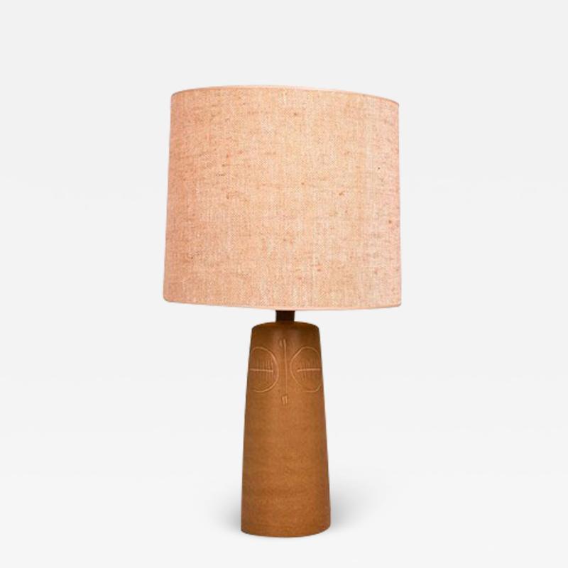 Gordon Jane Martz 1960s Gordon Jane Martz Marshall Studios Incised Table Lamp