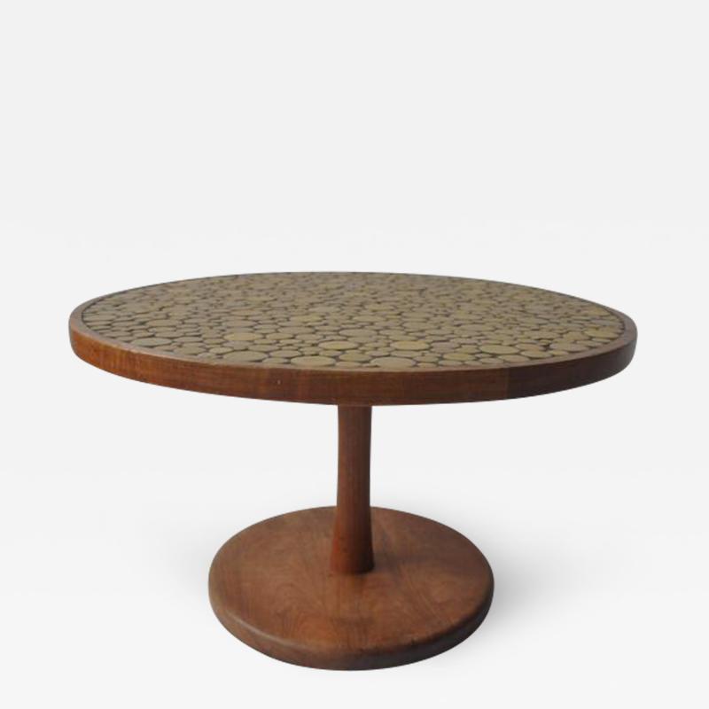 Gordon Jane Martz Ceramic Tile Top Coffee Table by Gordon and Jane Martz