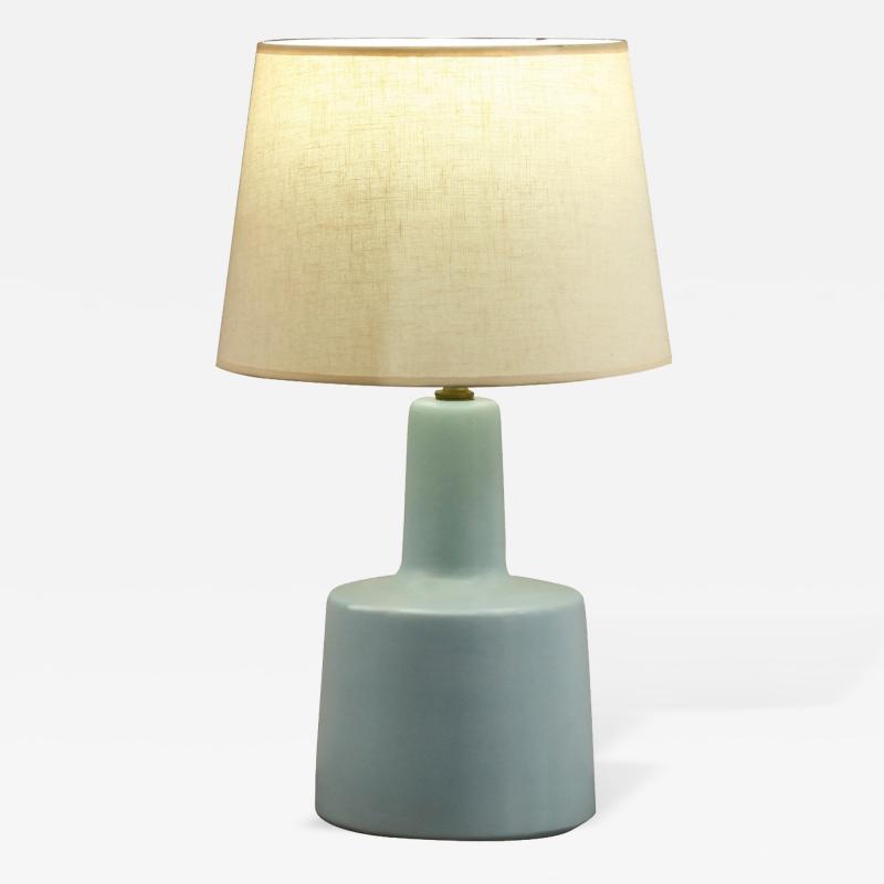 Gordon Jane Martz Gordon Jane Martz Blue Ceramic Table Lamp 1960s