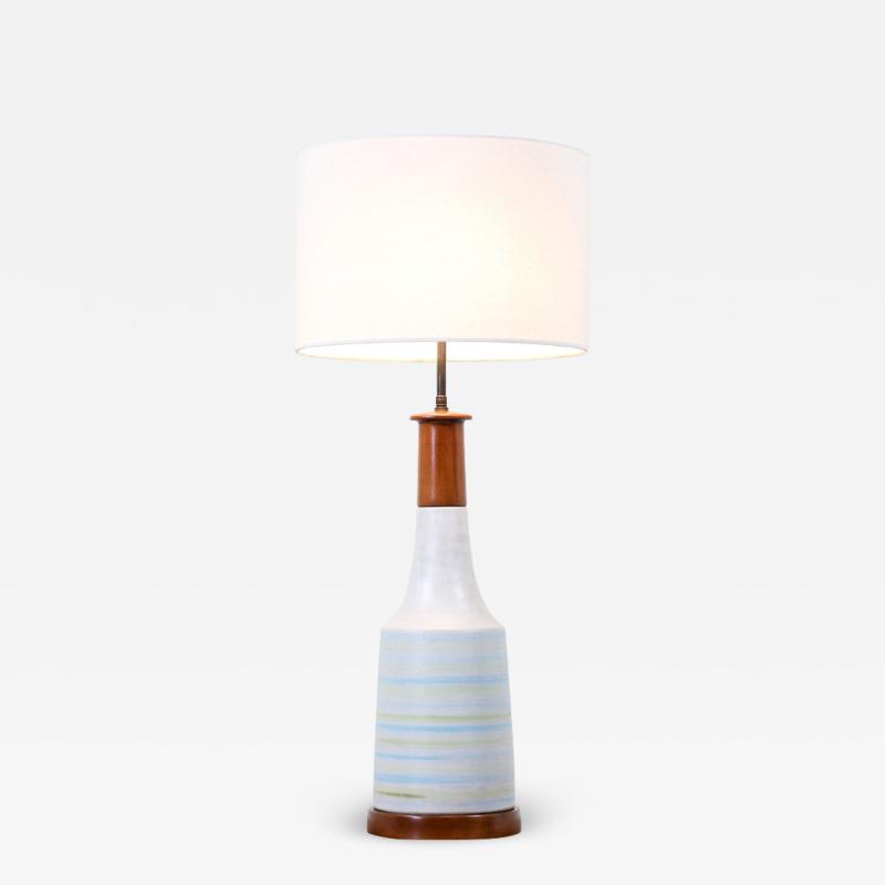 Gordon Jane Martz Gordon Jane Martz Glazed Ceramic Table Lamp for Marshall Studios