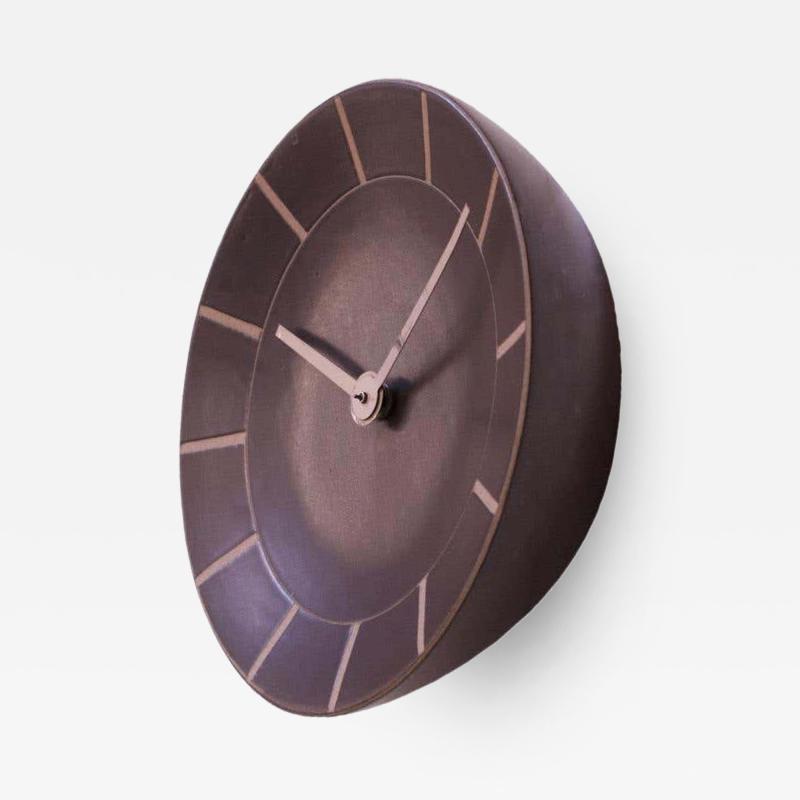 Gordon Jane Martz Gordon and Jane Martz for Marshall Studios Stoneware Wall Clock