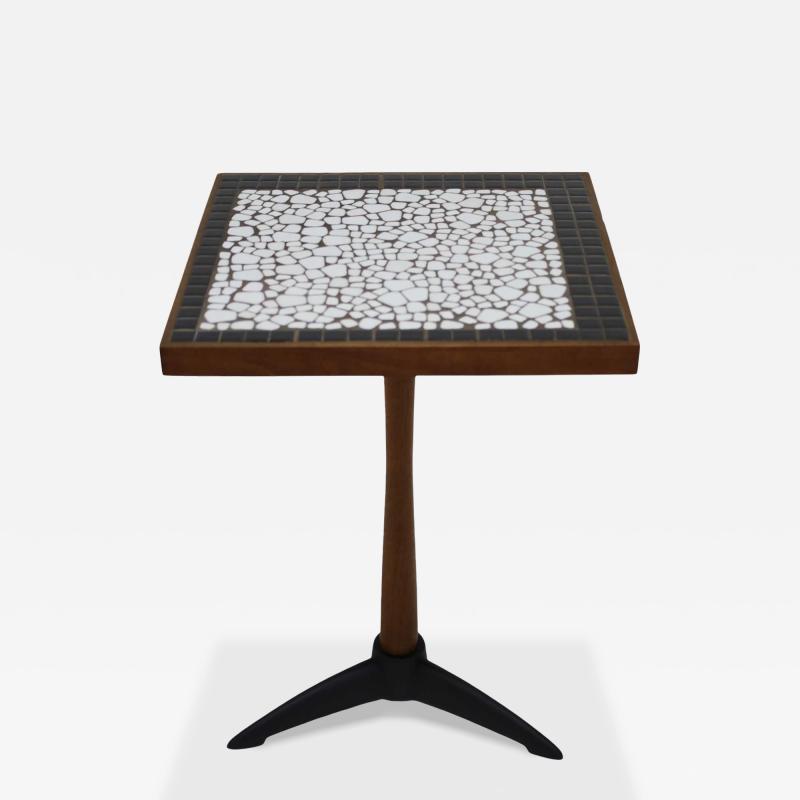 Gordon Martz Gordon Martz Style Side Table with Asymmetrical Ceramic Tile Top