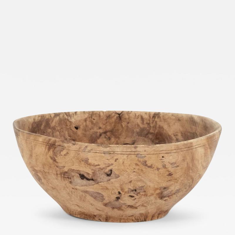 Gorgeous Primitive Swedish Burl Rootwood Bowl