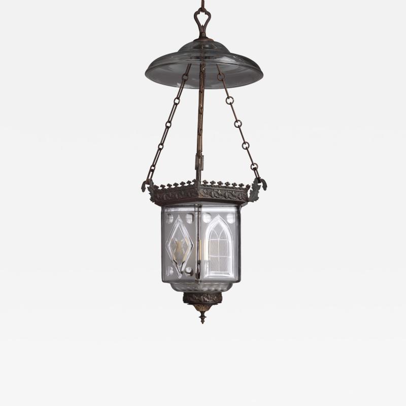 Gothic Revival Pendant Hall Lantern