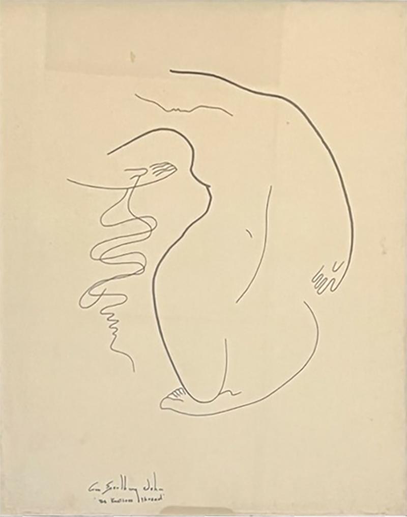 Grace Spaulding John 1922 Drawing by Grace Spaulding John
