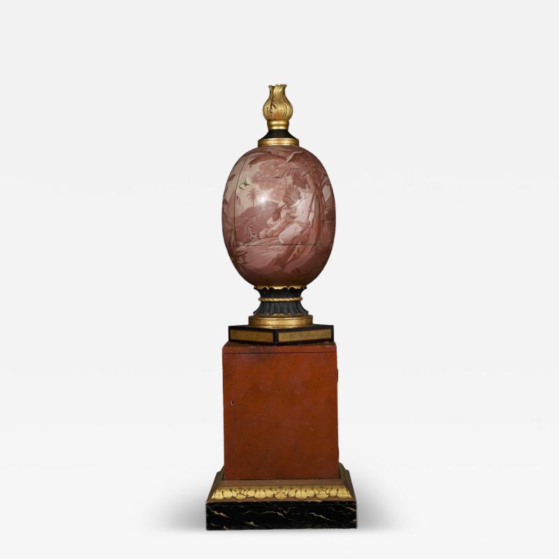 Graham Redgrave Rust The St Remy Urn A Polychrome Painted and Parcel gilt Ovoid cabinet