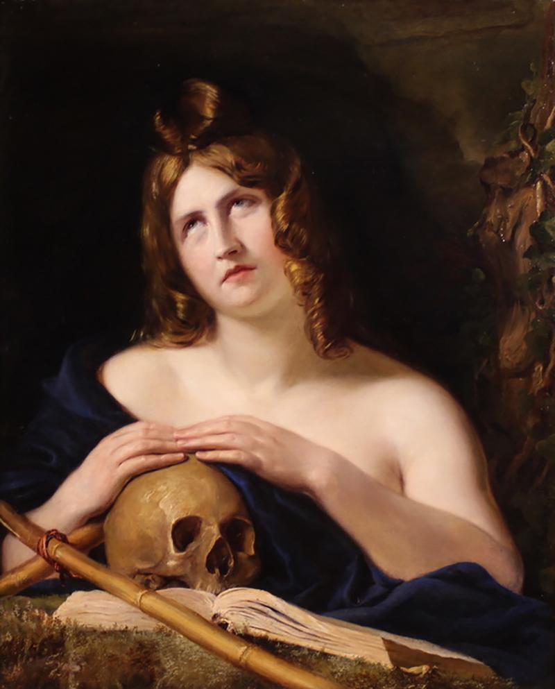 Great 19th century painting Mary Magdalene