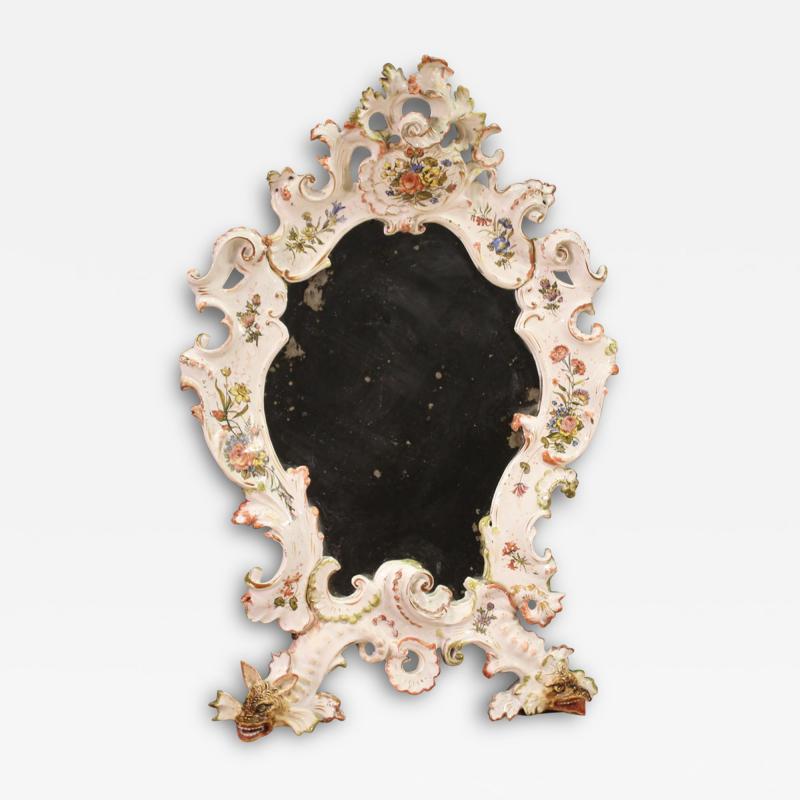 Great 20th century ceramic mirror