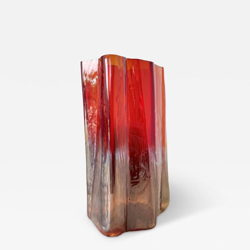 Gregory Nangle Cleaving Ruby Vase