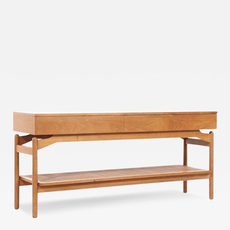 Greta Magnusson Grossman Greta Grossman for Glenn of California Mid Century Floating Console Table