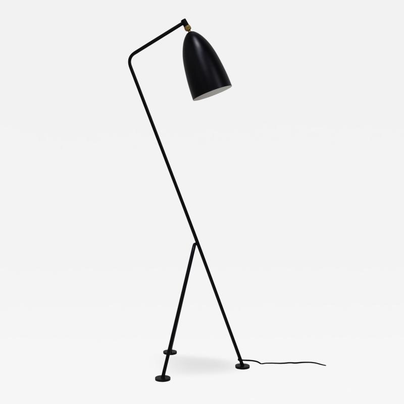 Greta Magnusson Grossman Greta Magnusson Grossman Grasshopper Floor Lamp in Matte Black for GUBI