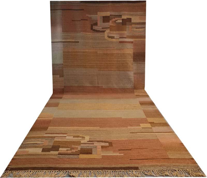 Greta Skogster Lehtinen Greta Skogster Lehtinen Finnish Flat Weave Carpet Aaltonen Mattokutomo 1930s