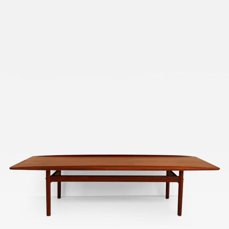 Grete Jalk Grete Jalk Glostrup Mobelfabrik Teak Surfboard Coffee Table from Denmark