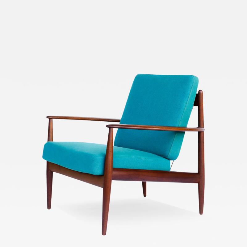 Grete Jalk Grete Jalk Lounge Chair in Solid Teak by France Son
