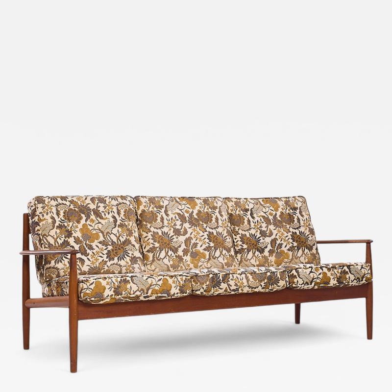 Grete Jalk Grete Jalk for France and Son Mid Century Danish Teak Sofa