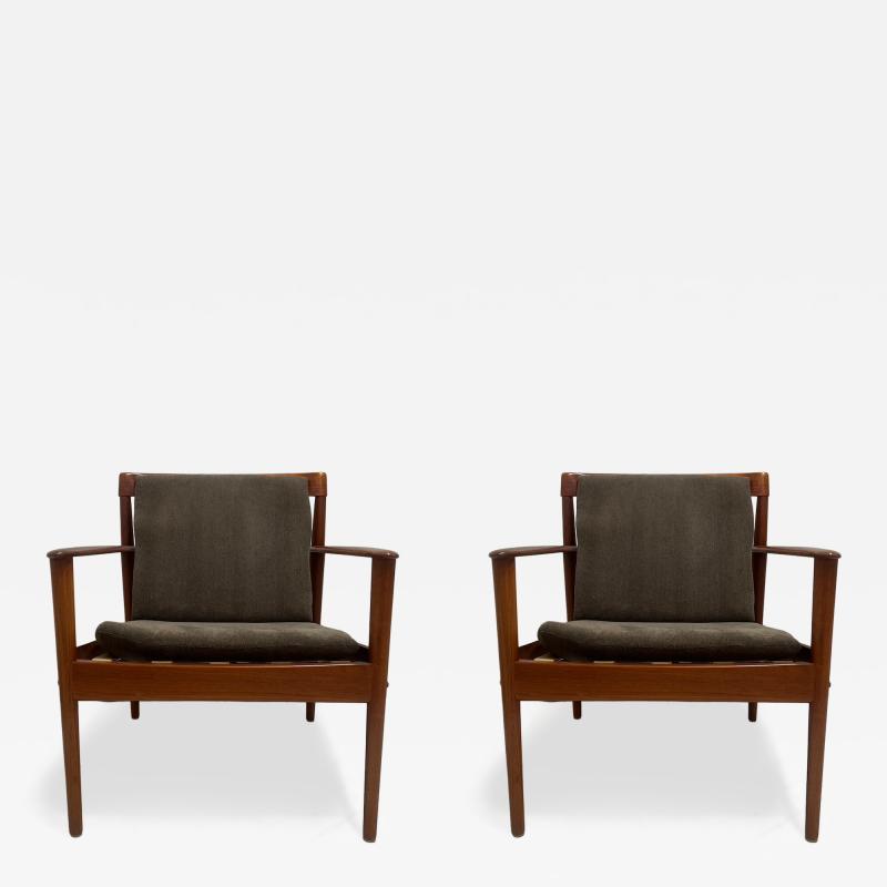 Grete Jalk Pair of Mid Century Chairs by Grete Jalk