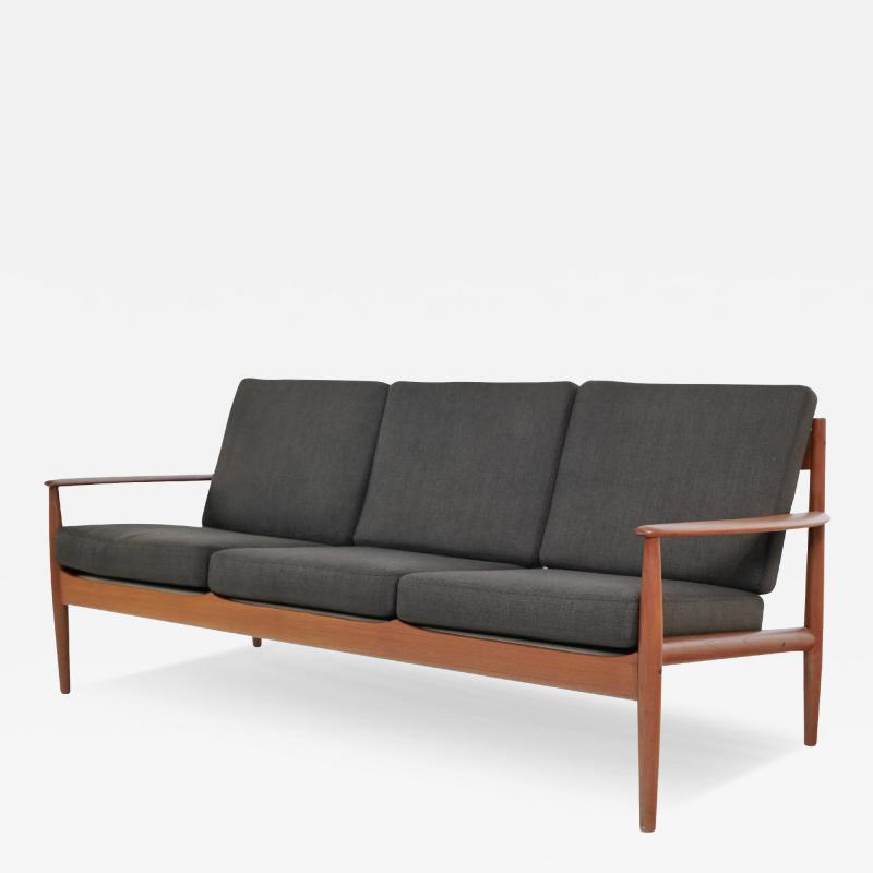 Grete Jalk Scandinavian Modern Three Place Sofa Designed by Grete Jalk