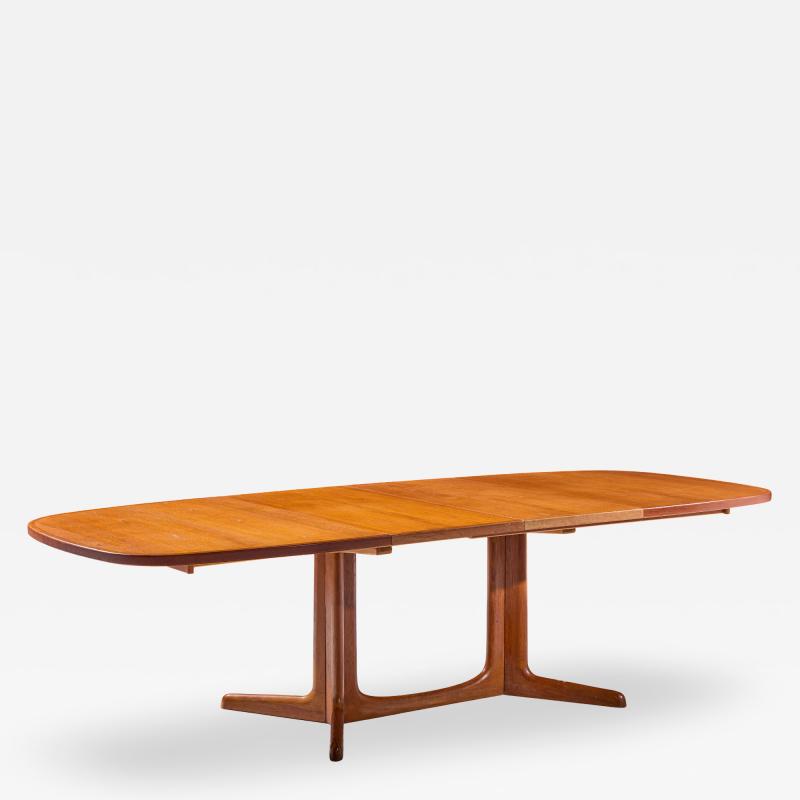Gudme M belfabrik Gudme M belfabrik Mid Century Danish Teak Expanding Dining Table with 2 Leaves