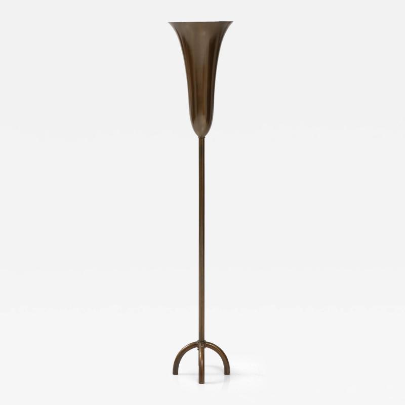 Guglielmo Ulrich Brass Floor Lamp by Gugliemo Ulrich Italy c 1940s