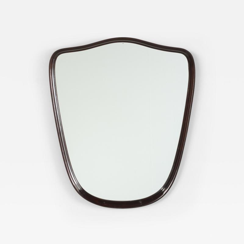 Guglielmo Ulrich Guglielmo Ulrich Att Carved Walnut Wall Mirror Italy circa 1940