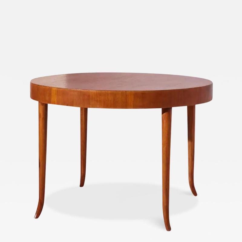 Guglielmo Ulrich Guglielmo Ulrich oak round dining table Italy 1940s